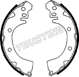 Trusting 064.155 - Комплект спирачна челюст vvparts.bg