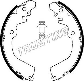 Trusting 064.167 - Комплект спирачна челюст vvparts.bg