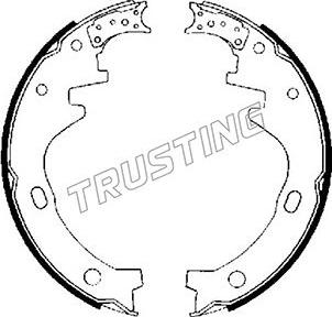 Trusting 067.164 - Комплект спирачна челюст vvparts.bg