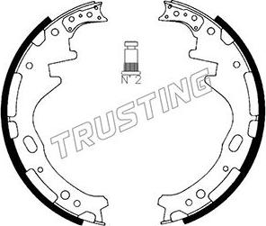 Trusting 067.174 - Комплект спирачна челюст vvparts.bg