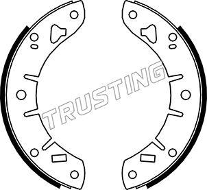 Trusting 007.018 - Комплект спирачна челюст vvparts.bg