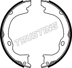 Trusting 088.238 - Комплект спирачна челюст, ръчна спирачка vvparts.bg