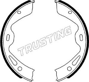 Trusting 083.004 - Комплект спирачна челюст, ръчна спирачка vvparts.bg