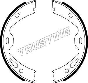 Trusting 083.005 - Комплект спирачна челюст, ръчна спирачка vvparts.bg