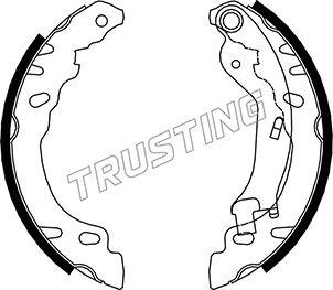 Trusting 034.114 - Комплект спирачна челюст vvparts.bg