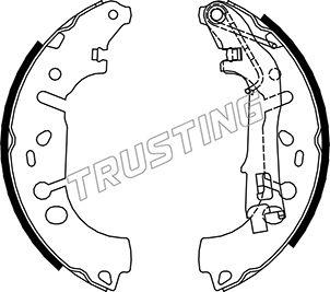 Trusting 034.117 - Комплект спирачна челюст vvparts.bg