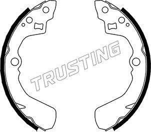 Trusting 026.345 - Комплект спирачна челюст vvparts.bg