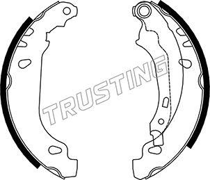 Trusting 079.191 - Комплект спирачна челюст vvparts.bg