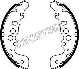 Trusting 111.243 - Комплект спирачна челюст vvparts.bg