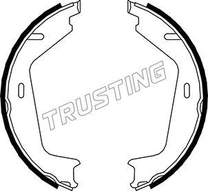 Trusting 127.273 - Комплект спирачна челюст, ръчна спирачка vvparts.bg