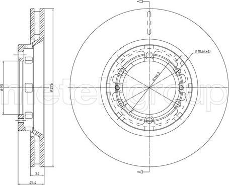 Trusting DF900 - Спирачен диск vvparts.bg