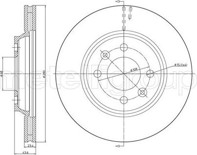 Trusting DF937 - Спирачен диск vvparts.bg