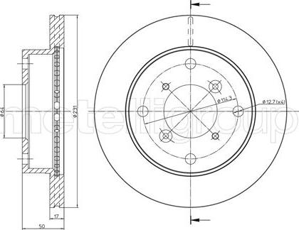 Trusting DF926 - Спирачен диск vvparts.bg