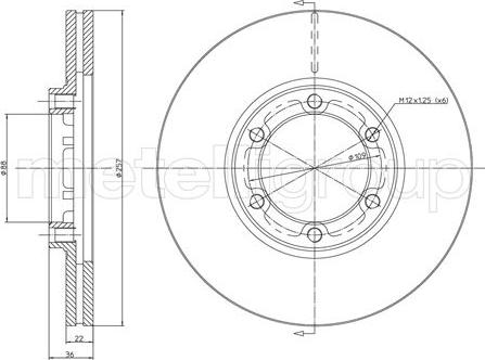 BOSCH 0 986 478 596 - Спирачен диск vvparts.bg