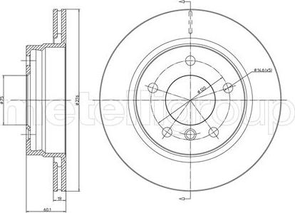 Trusting DF550 - Спирачен диск vvparts.bg