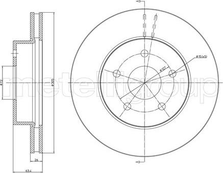 Trusting DF662 - Спирачен диск vvparts.bg