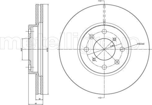 Trusting DF1062 - Спирачен диск vvparts.bg