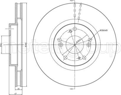 Trusting DF1009 - Спирачен диск vvparts.bg