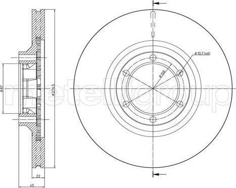 Trusting DF353 - Спирачен диск vvparts.bg