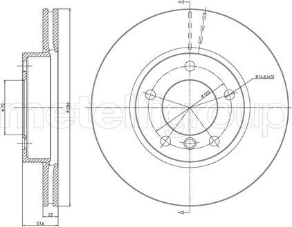 Trusting DF283 - Спирачен диск vvparts.bg