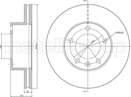 Trusting DF736 - Спирачен диск vvparts.bg