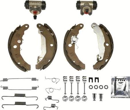 TRW BK1645 - Комплект спирачна челюст vvparts.bg