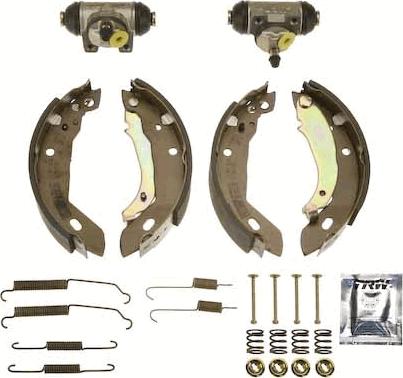 TRW BK1037 - Комплект спирачна челюст vvparts.bg