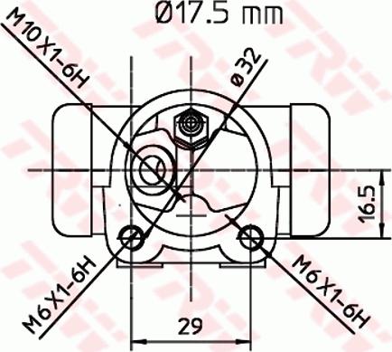 TRW BWC247 - Спирачно цилиндърче на колелото vvparts.bg