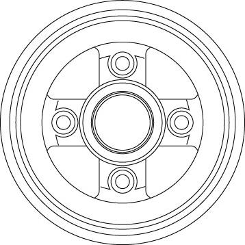 TRW DB4477 - Спирачен барабан vvparts.bg