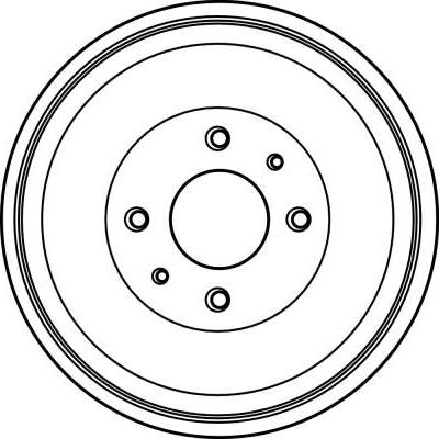 TRW DB4017 - Спирачен барабан vvparts.bg