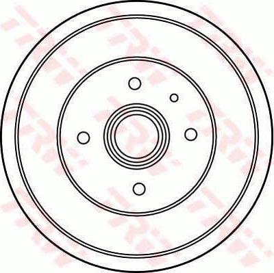 TRW DB4200 - Спирачен барабан vvparts.bg