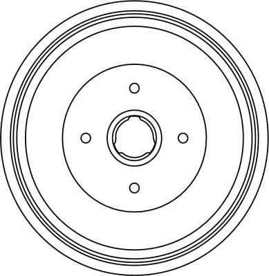 TRW DB4289 - Спирачен барабан vvparts.bg