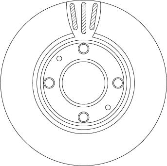 TRW DF4496 - Спирачен диск vvparts.bg