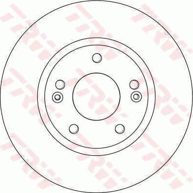 TRW DF4408 - Спирачен диск vvparts.bg