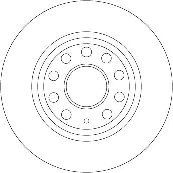 TRW DF4558 - Спирачен диск vvparts.bg