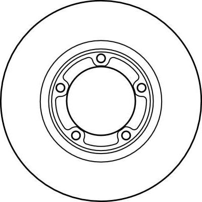 TRW DF4076 - Спирачен диск vvparts.bg