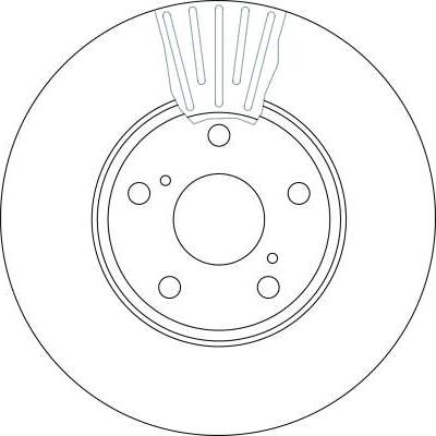 TRW DF4167 - Спирачен диск vvparts.bg