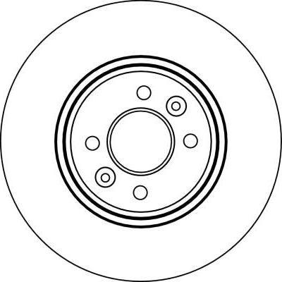 TRW DF4110 - Спирачен диск vvparts.bg