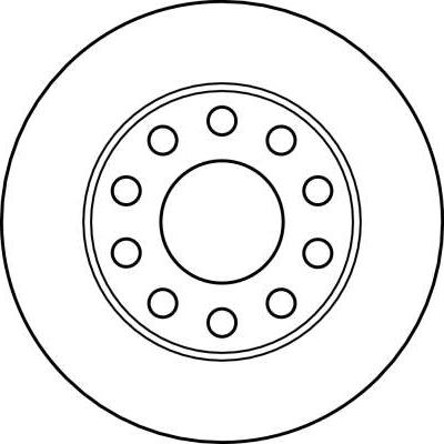 TRW DF4186 - Спирачен диск vvparts.bg