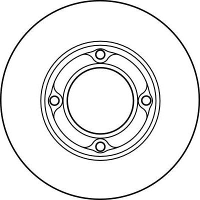 TRW DF4124 - Спирачен диск vvparts.bg