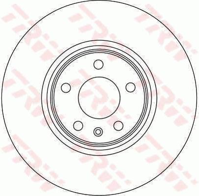 TRW DF4358 - Спирачен диск vvparts.bg