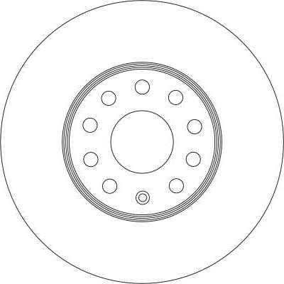 TRW DF4295 - Спирачен диск vvparts.bg