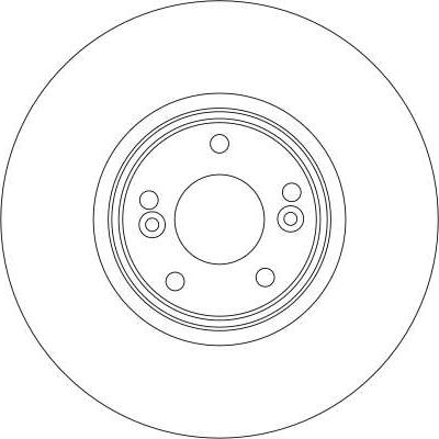 TRW DF4260S - Спирачен диск vvparts.bg