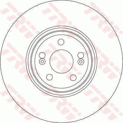 TRW DF4280S - Спирачен диск vvparts.bg