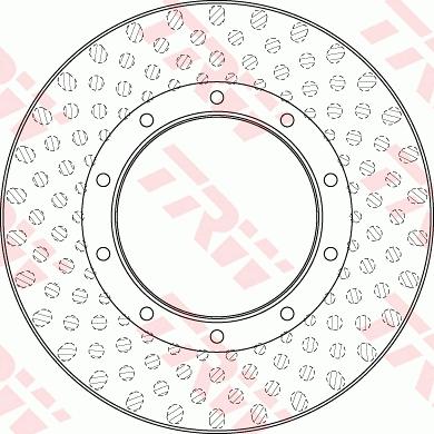 TRW DF5010S - Спирачен диск vvparts.bg