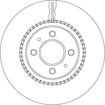 TRW DF6904 - Спирачен диск vvparts.bg