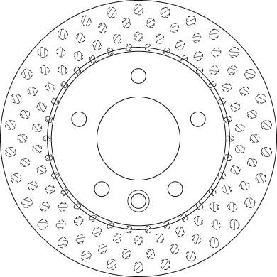 TRW DF6194S - Спирачен диск vvparts.bg