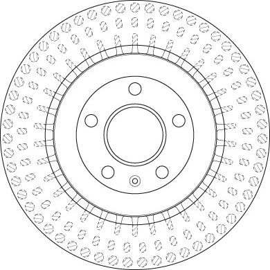TRW DF6175S - Спирачен диск vvparts.bg
