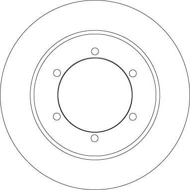 Japanparts JDP109 - Спирачен диск vvparts.bg