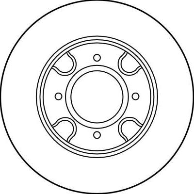 TRW DF1942 - Спирачен диск vvparts.bg